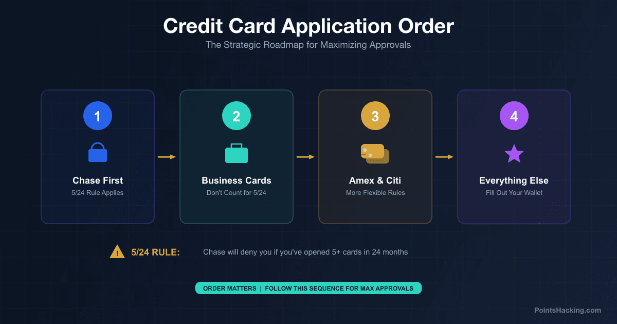 Credit Card Application Order Strategy